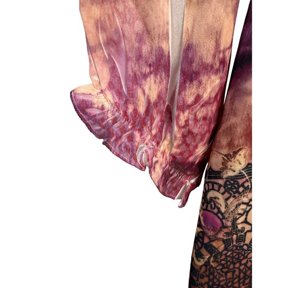 Lane Bryant Multicolor Abstract Print Tunic Top Size 14/16 - Picture 10 of 12